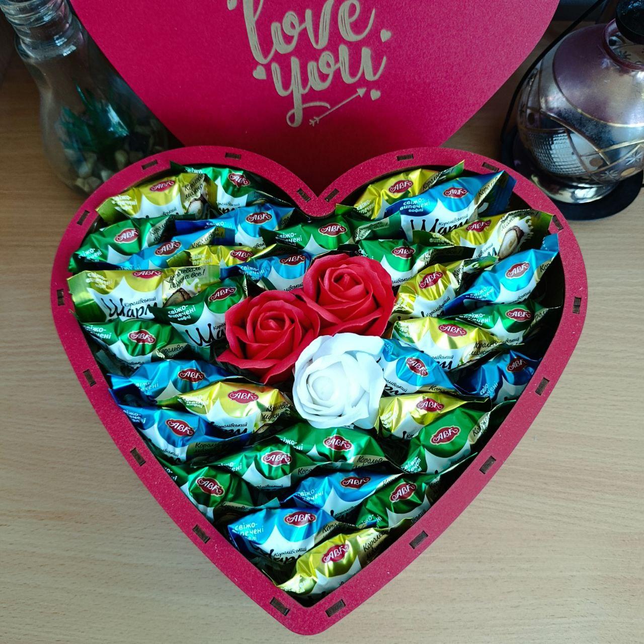 Бокс з цукерками для дівчини (ar313)