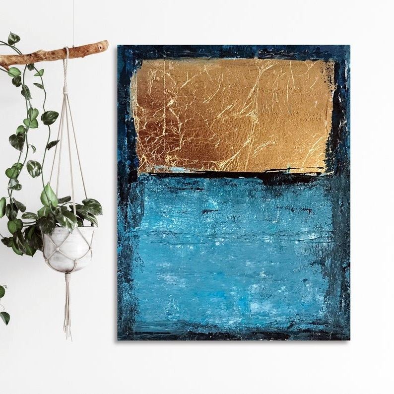 Картина на холсте ArtSale Абстракция 90х105 см RA0014