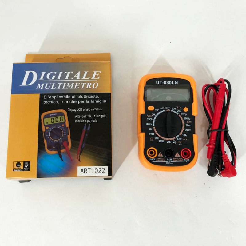 Мультиметр Digital DT-830 LN з підсвічуванням та звуком (tf5239) - фото 15