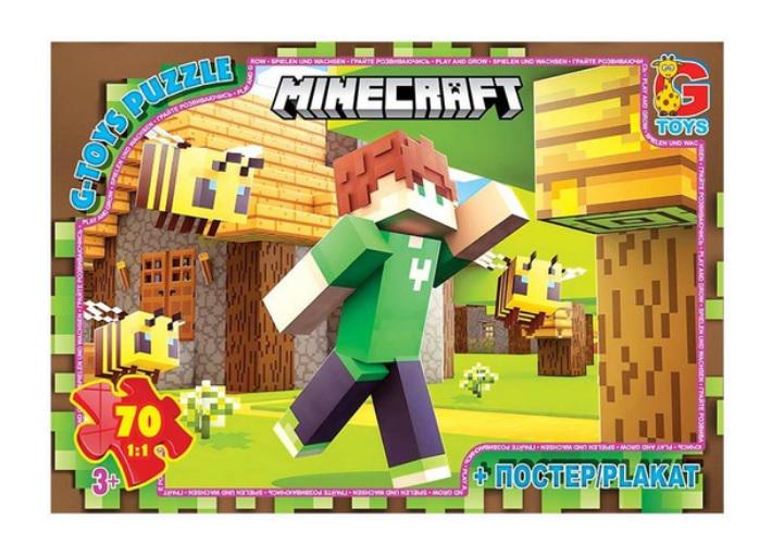 Пазли G-Toys із серії Minecraft 70 ел. (MTT-194703)