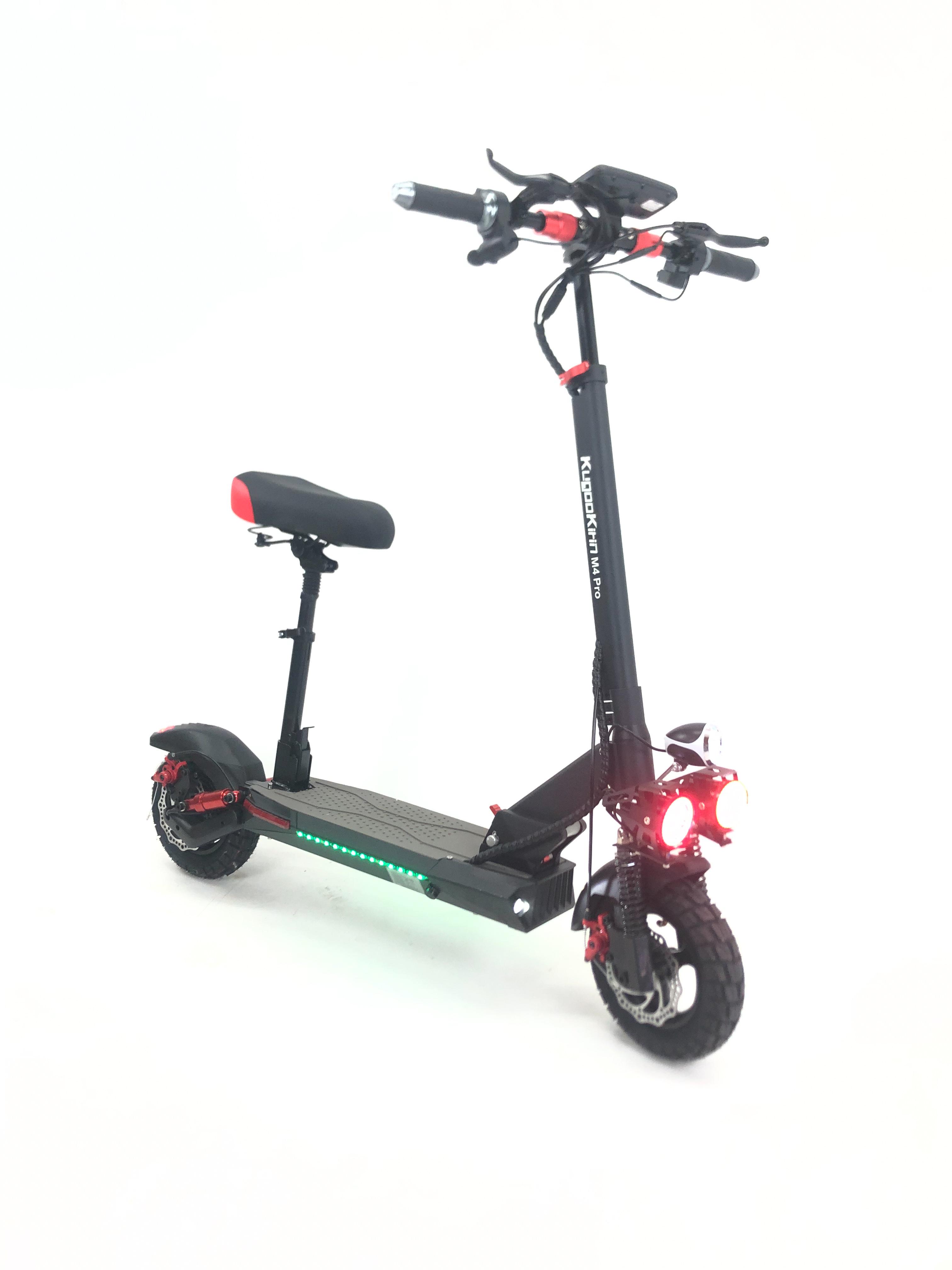 Электросамокат с сиденьем KugooKirin M4 PRO Exclusive 2000W 48V 21Ah - фото 2 Электросамокат с сиденьем KugooKirin M4 PRO Exclusive 2000W 48V 21Ah - фото 2