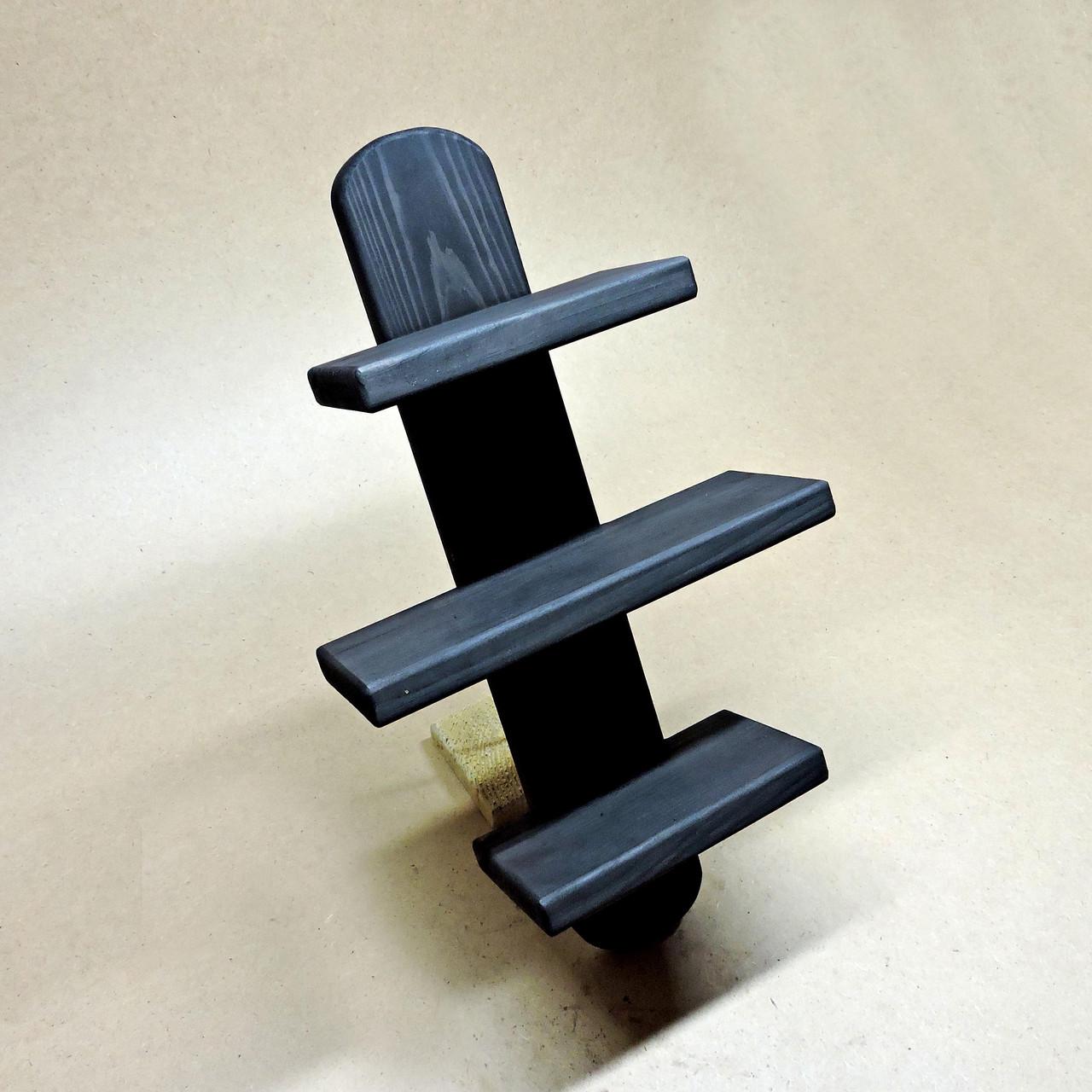 Полка настенная из дерева Скайтри Венге (НСП-000612)