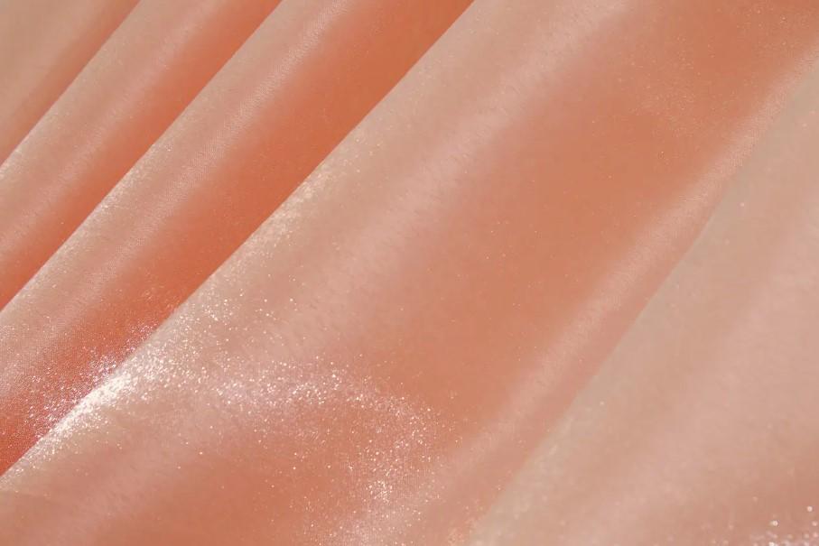 Шторки на кухню/балкон с ламбрекеном 270х170 см Персиковый/Венге (073к) - фото 3