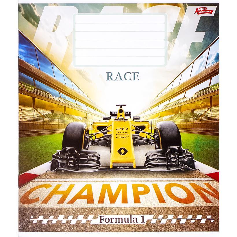 Тетрадь ученическая Мрії збуваються Formula 1 3623M Вид 3 А5/12 коса с дополнительной линией Тетрадь ученическая Мрії збуваються Formula 1 3623M Вид 3 А5/12 коса с дополнительной линией