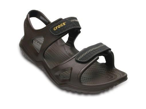 Сандалі Crocs Swiftwater River Sandal р. M8/W10/40,5 26,5 см Espresso/Tan (203965) - фото 5 Сандалі Crocs Swiftwater River Sandal р. M8/W10/40,5 26,5 см Espresso/Tan (203965) - фото 5