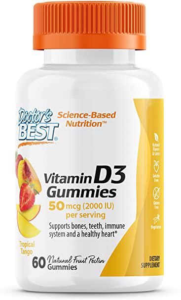 Витамин Vitamin D3 1000 IU 60 Gummies Tropical Tango