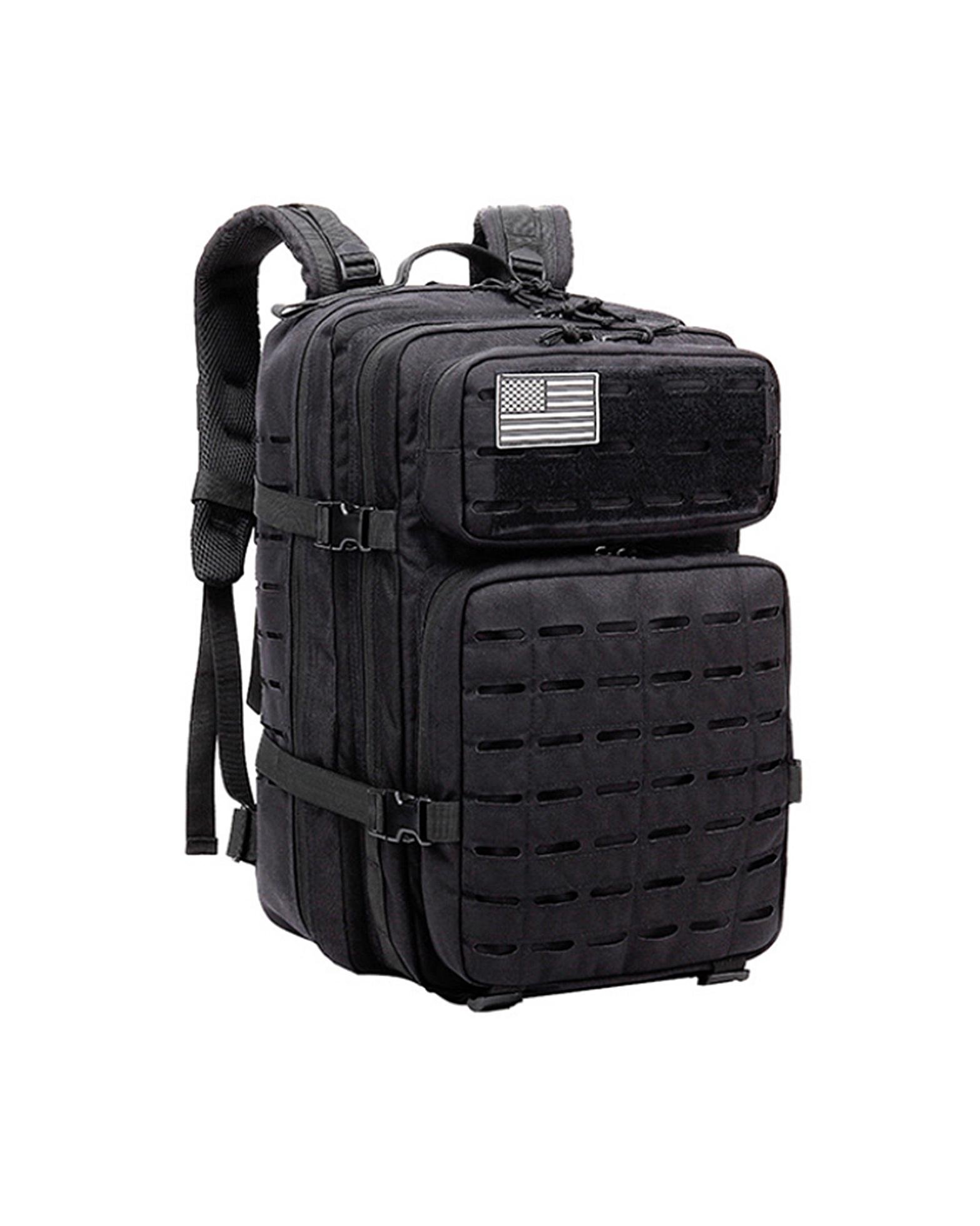 Рюкзак тактический 50 л Черный (RYK-1.1) - фото 1 Рюкзак тактический 50 л Черный (RYK-1.1) - фото 1