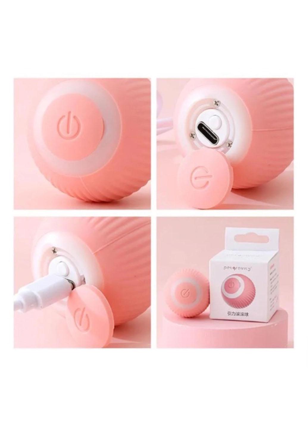 Игрушка мячик для животных Pet Gravity RD-23 с USB-зарядкой и подсветкой интерактивная Розовый (RD23U) - фото 5 Игрушка мячик для животных Pet Gravity RD-23 с USB-зарядкой и подсветкой интерактивная Розовый (RD23U) - фото 5