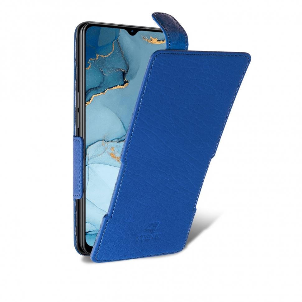Чехол флип Stenk Prime для OPPO Reno3 Ярко-синий (65640)
