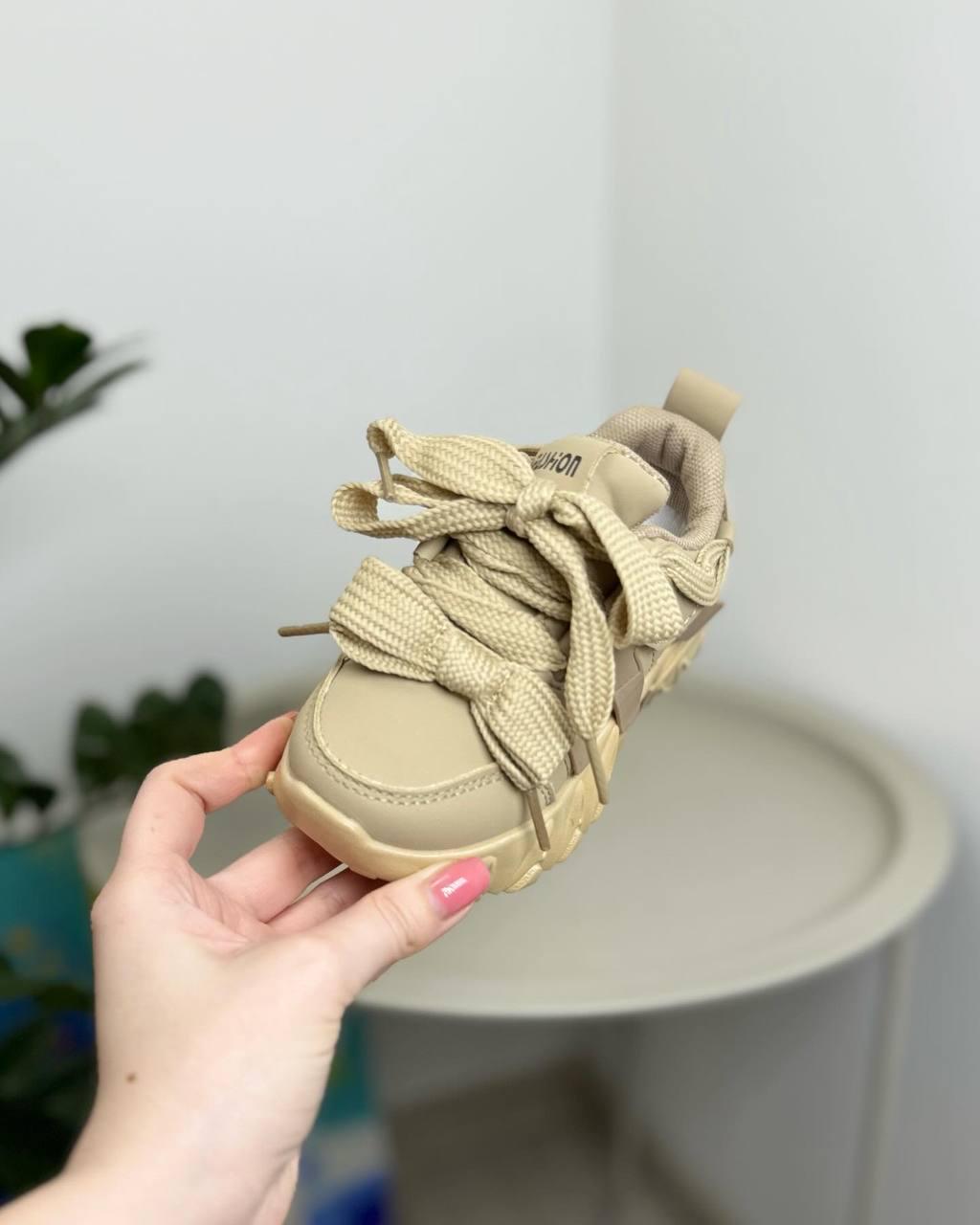 Кроссовки детские р. 28 Бежевый (1243) - фото 7