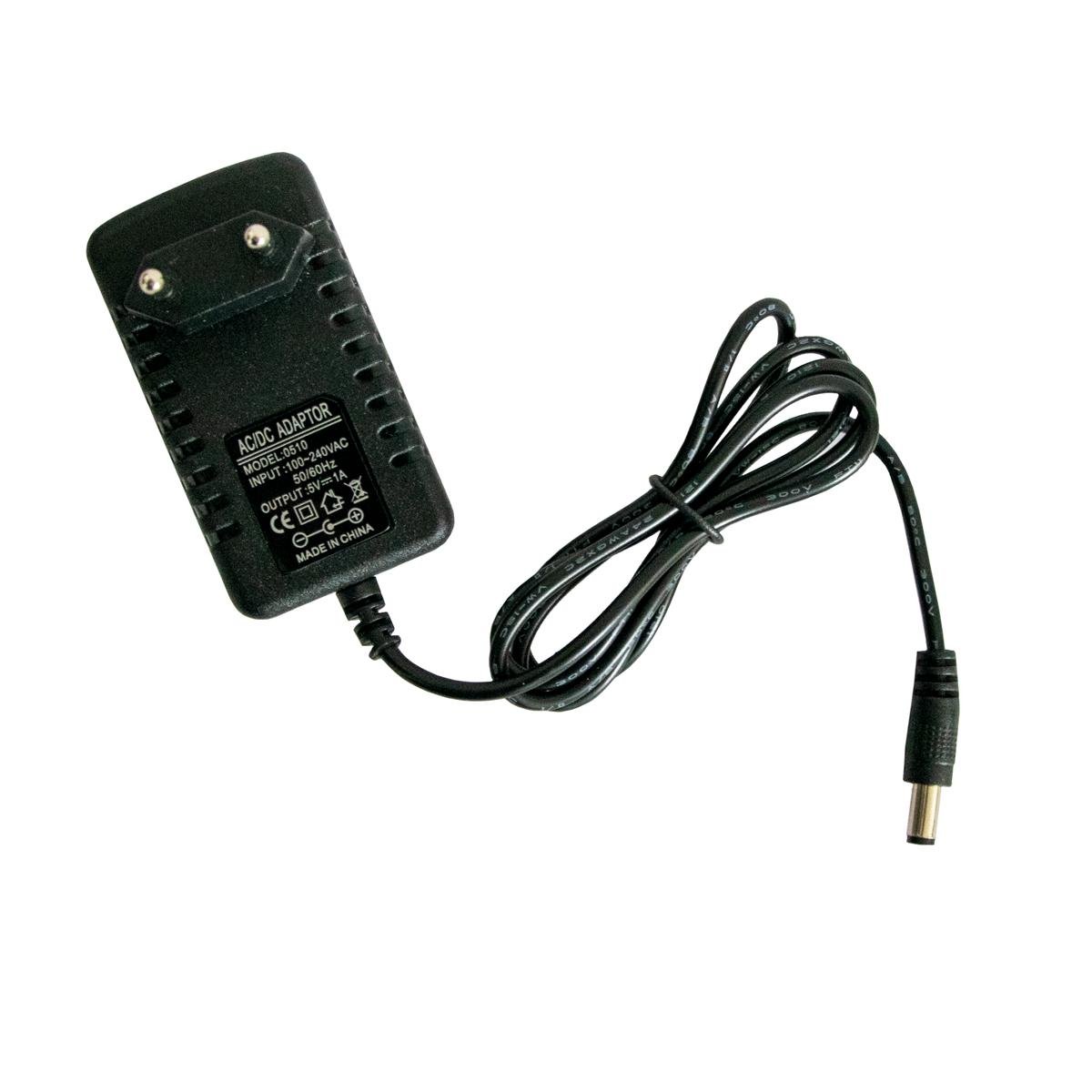 Адаптер живлення Power Adapter 0519 5 V 1 A 5,5х2,5 мм (1009880-Black) - фото 4