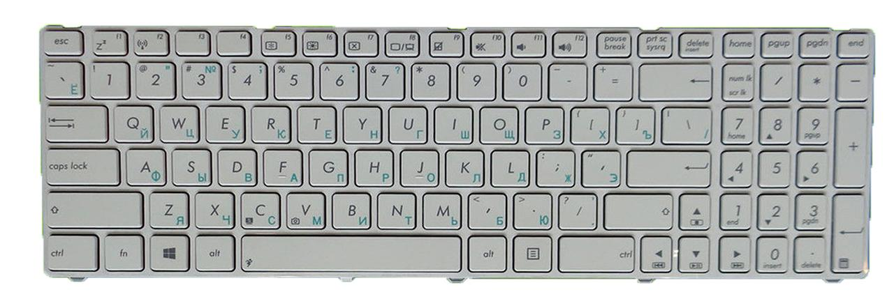 Клавиатура для ноутбука Asus R704 R704VB матовая (04GNV32KRU00)