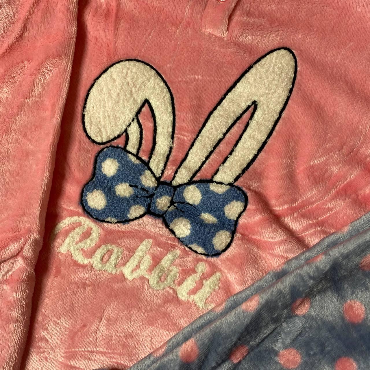 Пижама женская плюшевая Rabbit с ушами теплая L (X12595) - фото 5 Пижама женская плюшевая Rabbit с ушами теплая L (X12595) - фото 5