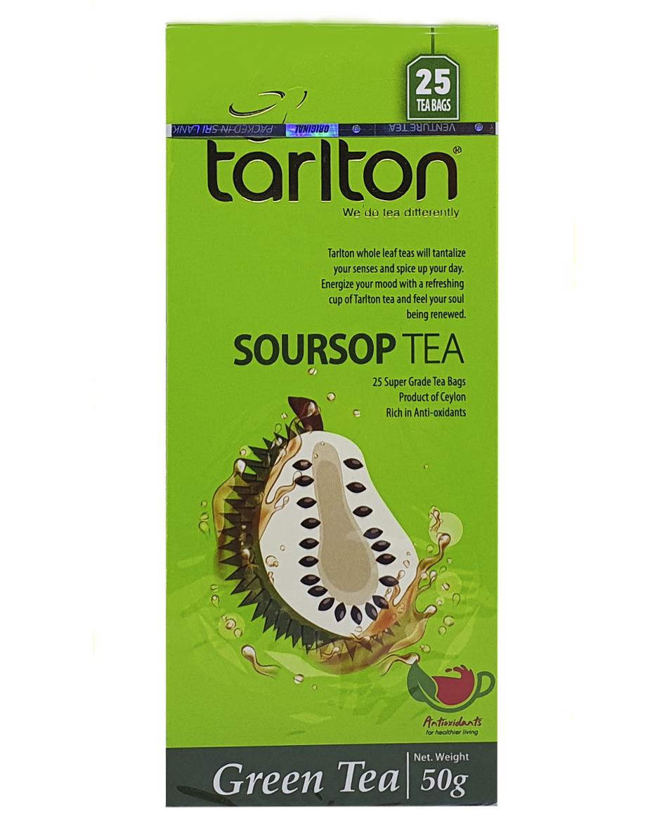 Чай зелений Tarlton Soursop Tea Саусеп 25 шт. 2 г (55670) - фото 2 Чай зелений Tarlton Soursop Tea Саусеп 25 шт. 2 г (55670) - фото 2