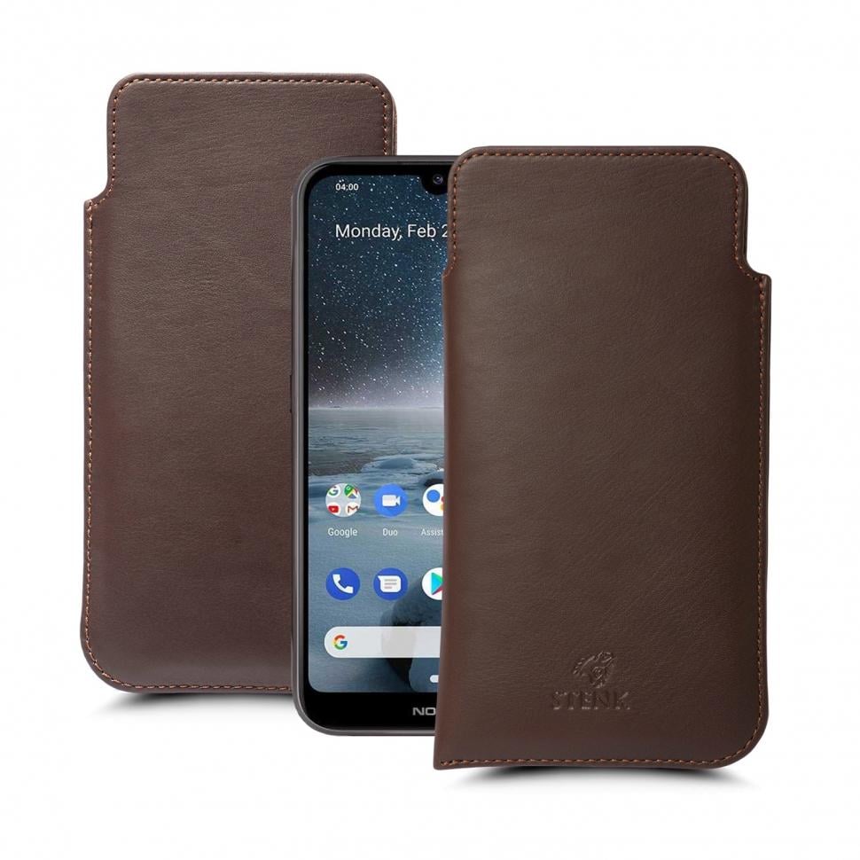 Футляр Stenk Elegance для Nokia 4.2 Коричневый (64573)