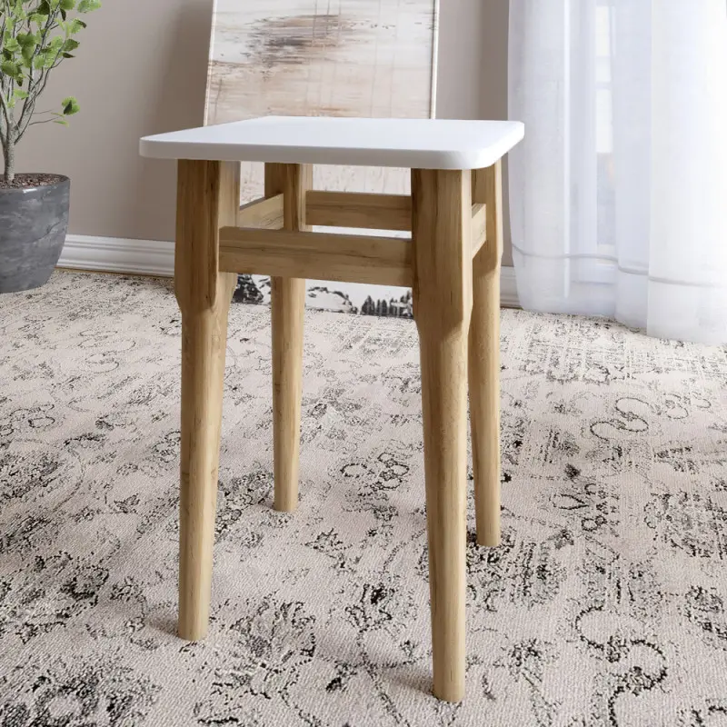 Комплект табуретов на кухню Lion Majami крайка ПВХ 2 мм 2 шт. Нимфея альба (Lion-041256)