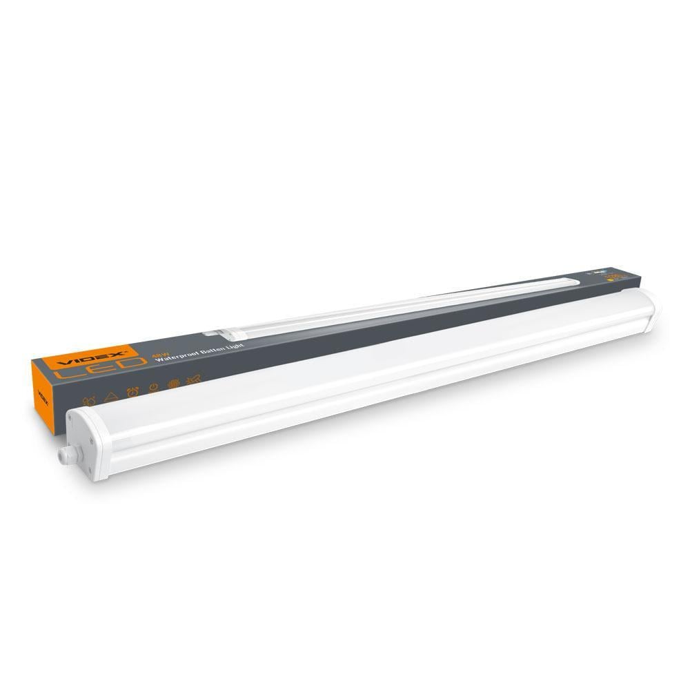 LED світильник IP65 лінійний VIDEX 48W 1.2М 4000K VLE-BNW-48124