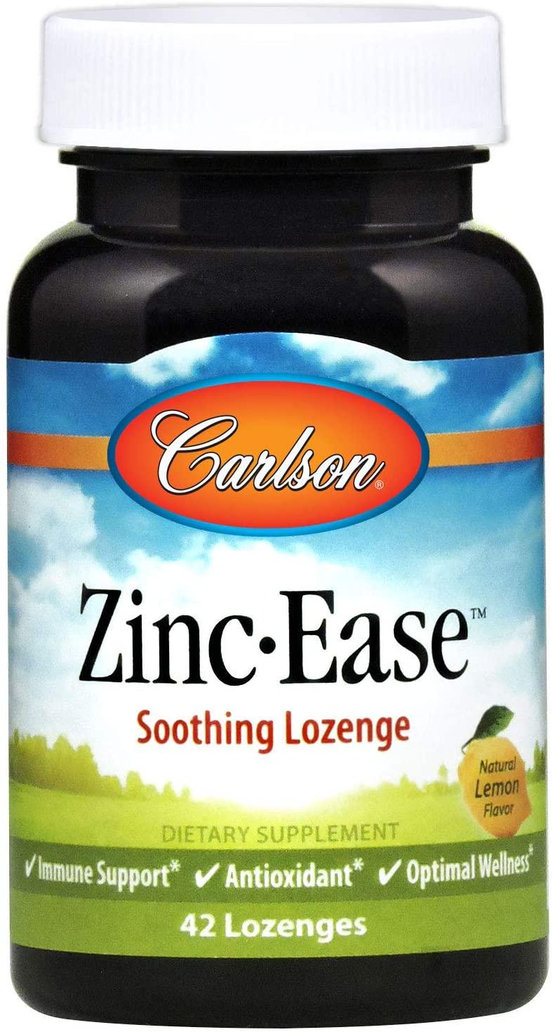 Цинк Carlson Labs Zinc-Ease 42 Lozenges Lemon