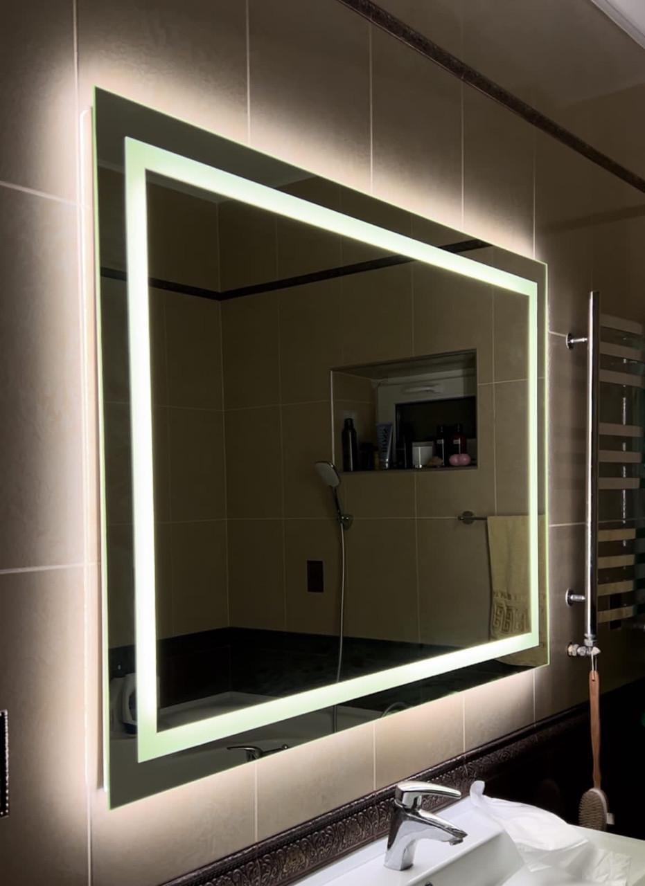 Дзеркало для ванної №24 з LED підсвіткою 1000х800 мм (29954246) - фото 2 Дзеркало для ванної №24 з LED підсвіткою 1000х800 мм (29954246) - фото 2