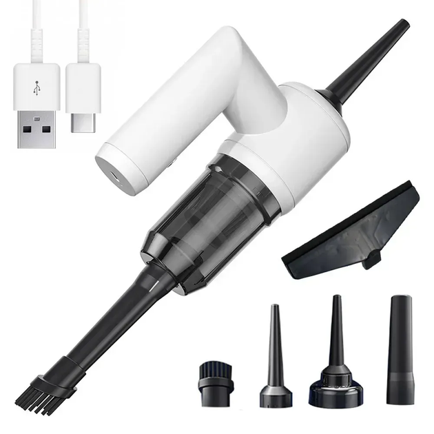 Пылесос ручной аккумуляторный для дома 4в1 (LY-930)