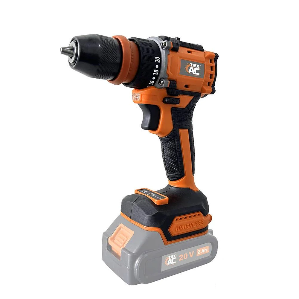 Шуруповерт аккумуляторный Техас TAOE-CD34DN безщеточный без АКБ и ЗУ (31260502)