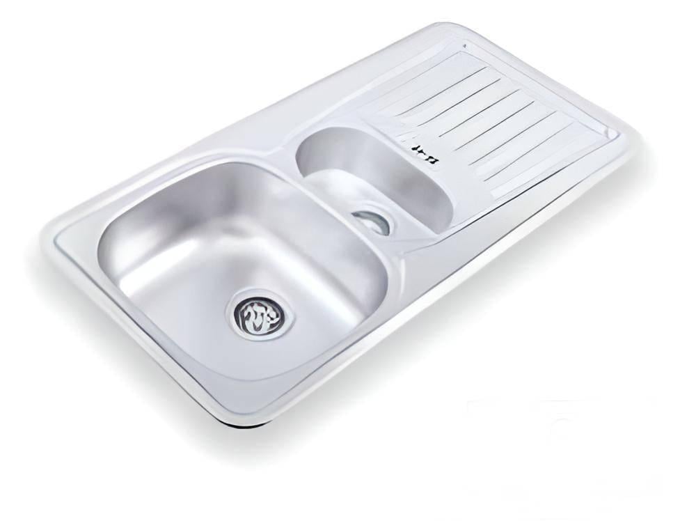 Мойка кухонная Ukinox COP 972.492 15 GW 8K полированная и доска разделочная