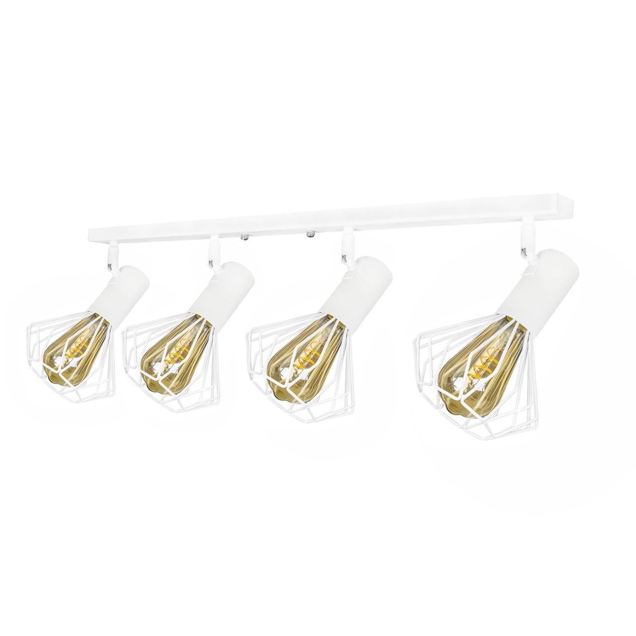 Спот MSK ELECTRIC Diadem под четыре лампы Е27 Белый (NL 22151-4W)