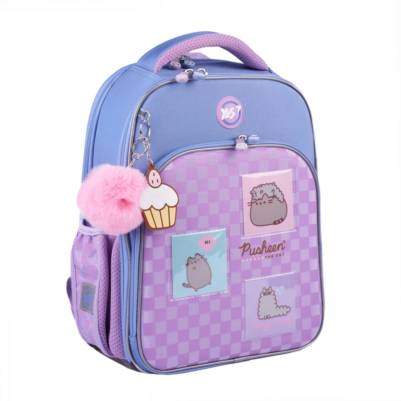 Школьный рюкзак YES Pusheen Playful S-78 каркасный с ортопедической спинкой (559864/995074)
