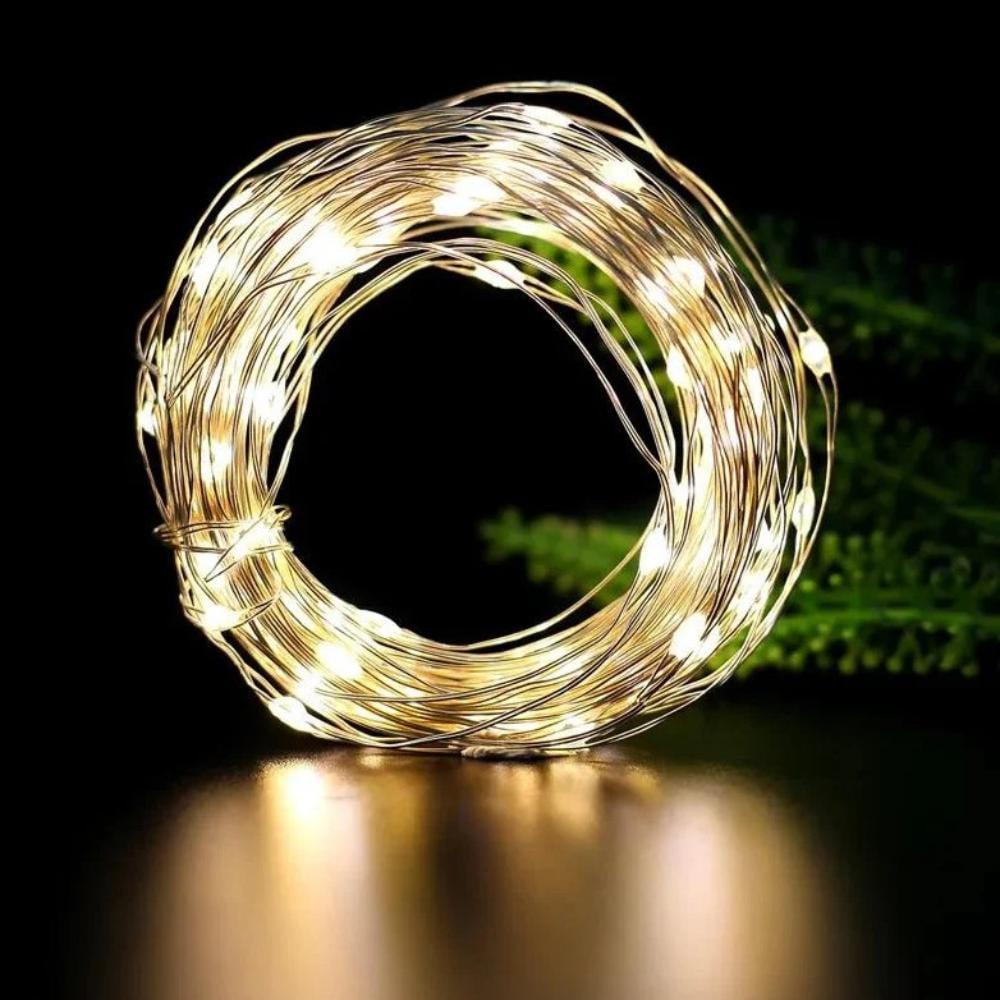 Гирлянда сетевая Роса 1000LED 100 м Белый (29909167)