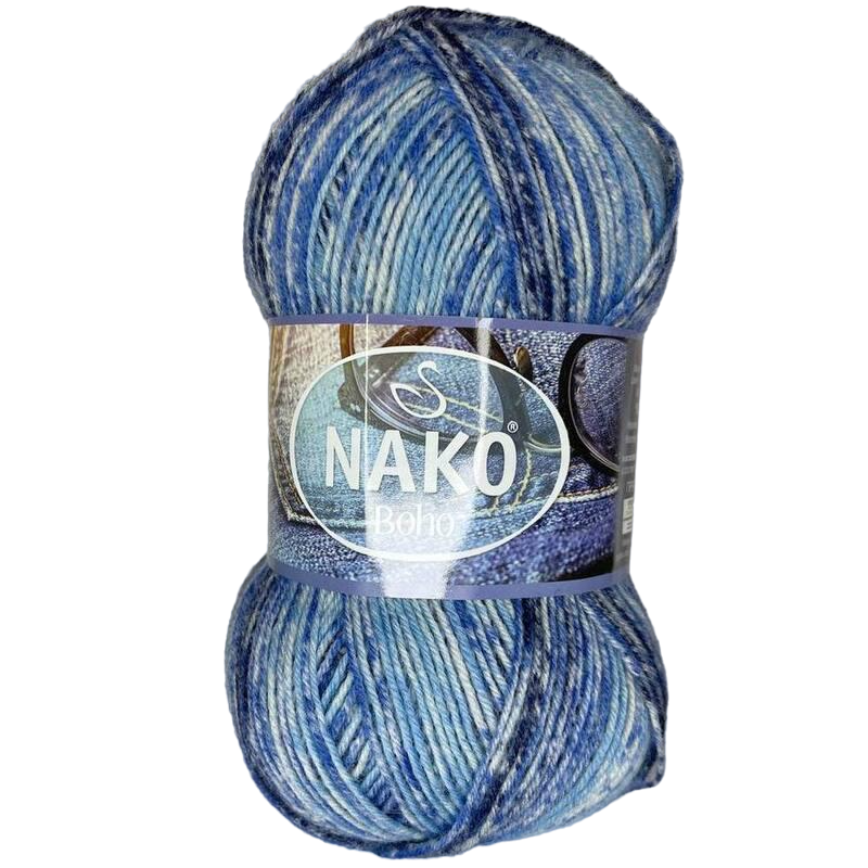 Пряжа носочная Nako Boho Concept 32485 (2823)