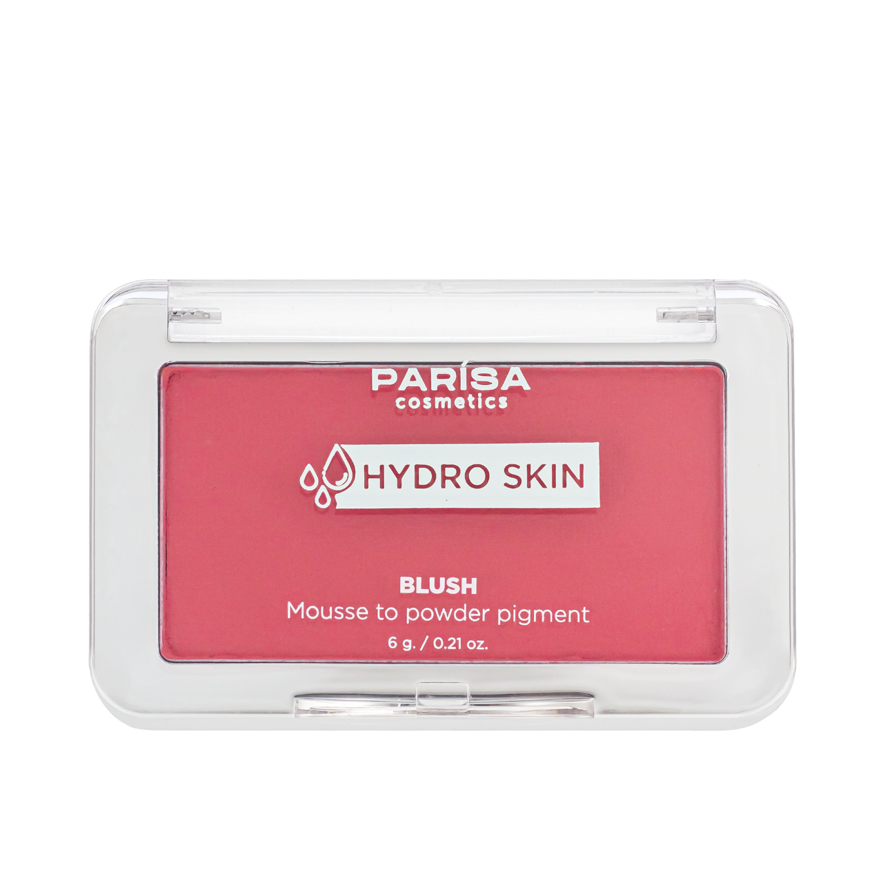 Румяна-мусс Parisa Cosmetics Hydro Skin Blush Mousse to Powder Pigment PHB-04 03 Bold rosewood компактные Вишневый