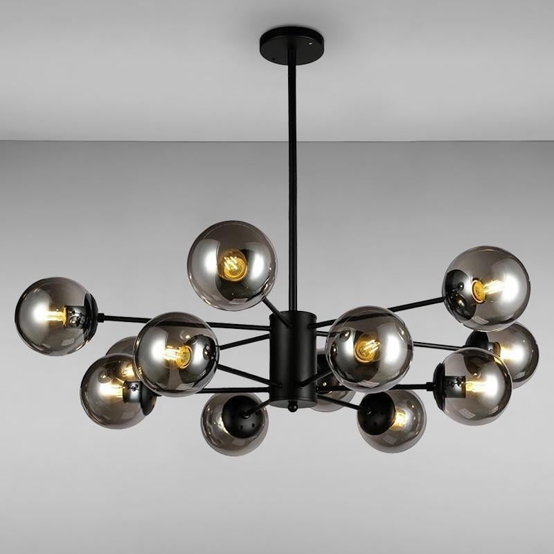 Люстра подвесная Light House LS-14858-12 BK/BK Черный