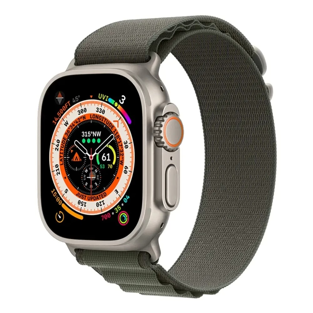 Ремінець тканинний Alpine Loop для Apple Watch 42/44/45/49 мм series Ultra/SE/8/7/6/5/4/3/2/1 Light Grey (212-00645) - фото 3