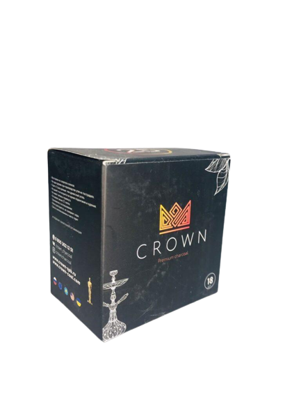 Уголь кокосовый Crown 0,25 кг/18 шт. в картонной упаковке Уголь кокосовый Crown 0,25 кг/18 шт. в картонной упаковке