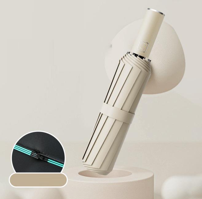 Парасолька складна 18640 105 см Бежевий (5011875)