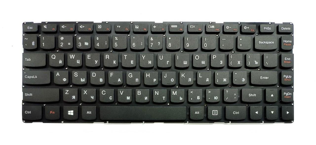 Клавиатура для ноутбука Lenovo IdeaPad 100S-14IBR матовая (5CB0K65066)