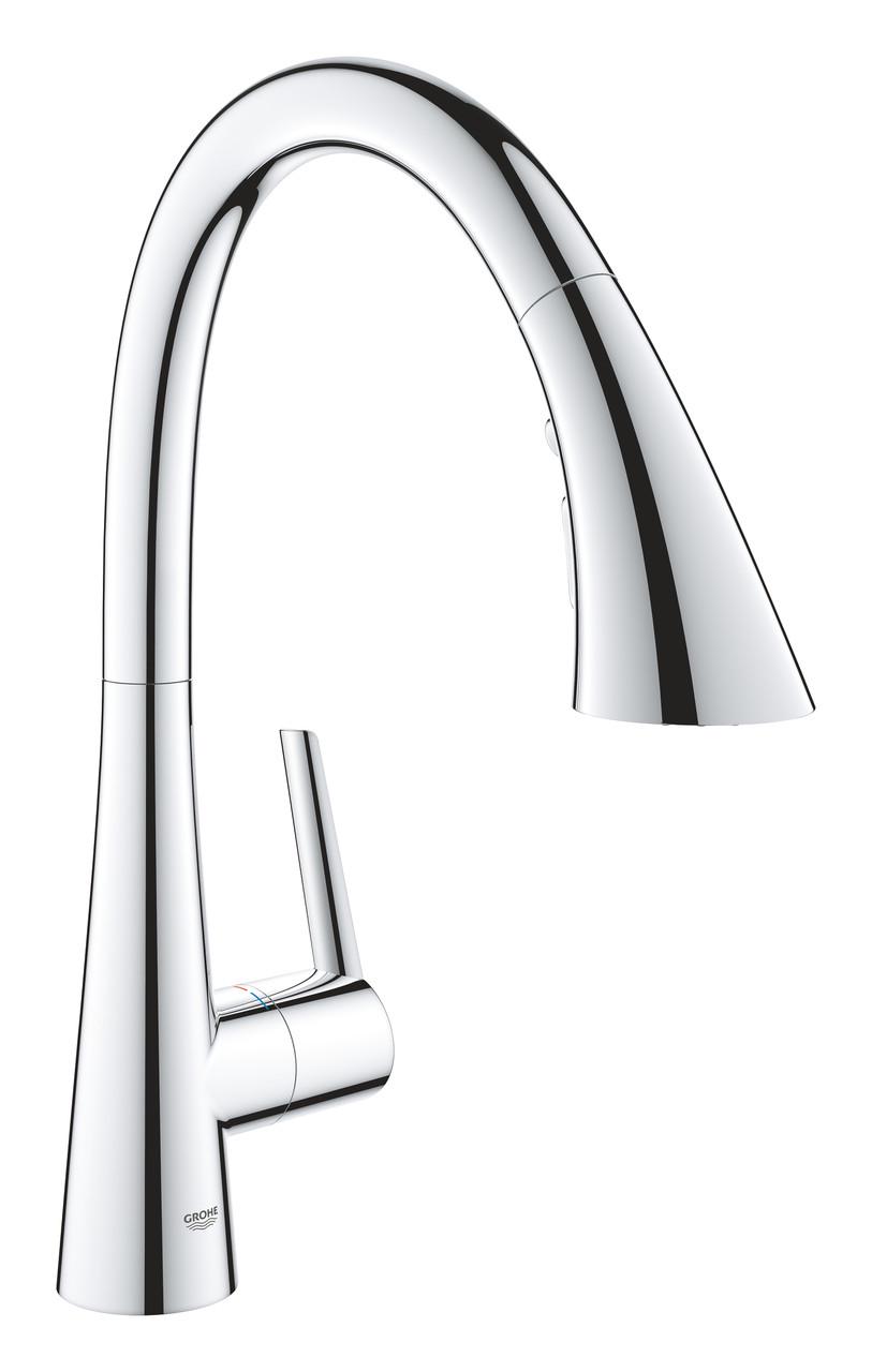 Смеситель для кухни Grohe Zedra с выдвижным изливом (32294002)