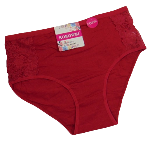 Трусы женские Kokowei 3905 6XL Красный (2054558380) Трусы женские Kokowei 3905 6XL Красный (2054558380)