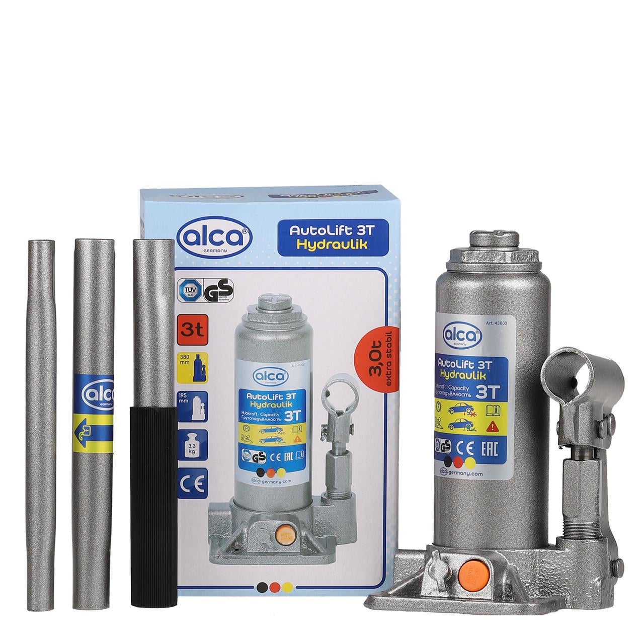 Домкрат гидравлический Auto Lift Hydraulik Alca 3 т 195-380 мм (431100)