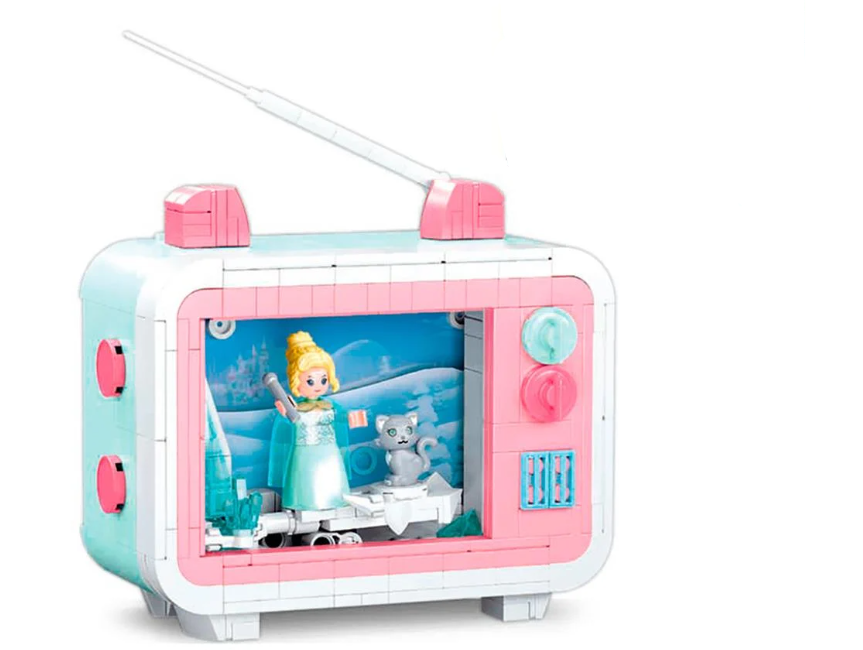 Конструктор Sluban телевизор ледяной принцессы 400 дет. (M38-B1103)