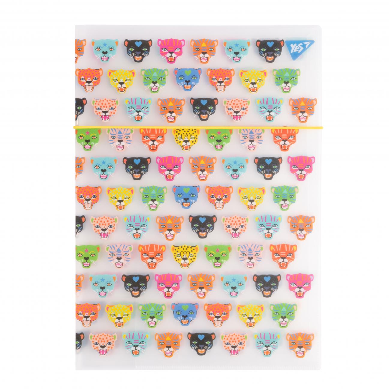 Папка-угол YES Tiger А4 на резинке (491951)