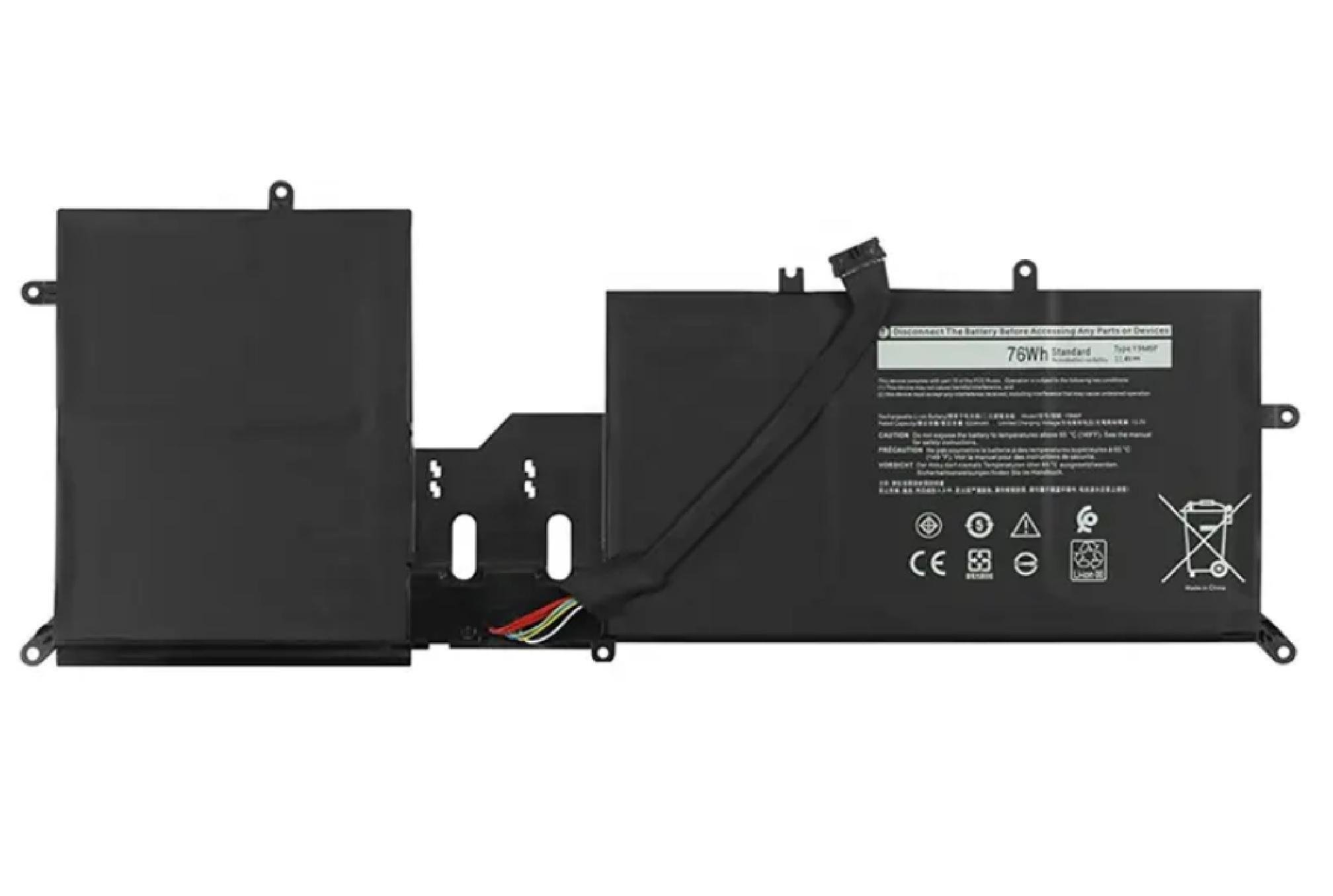 Аккумулятор для Dell Alienware M15 R2/M17 R2/P87F/P41E/Y9M6F 6334 mAh 76Wh