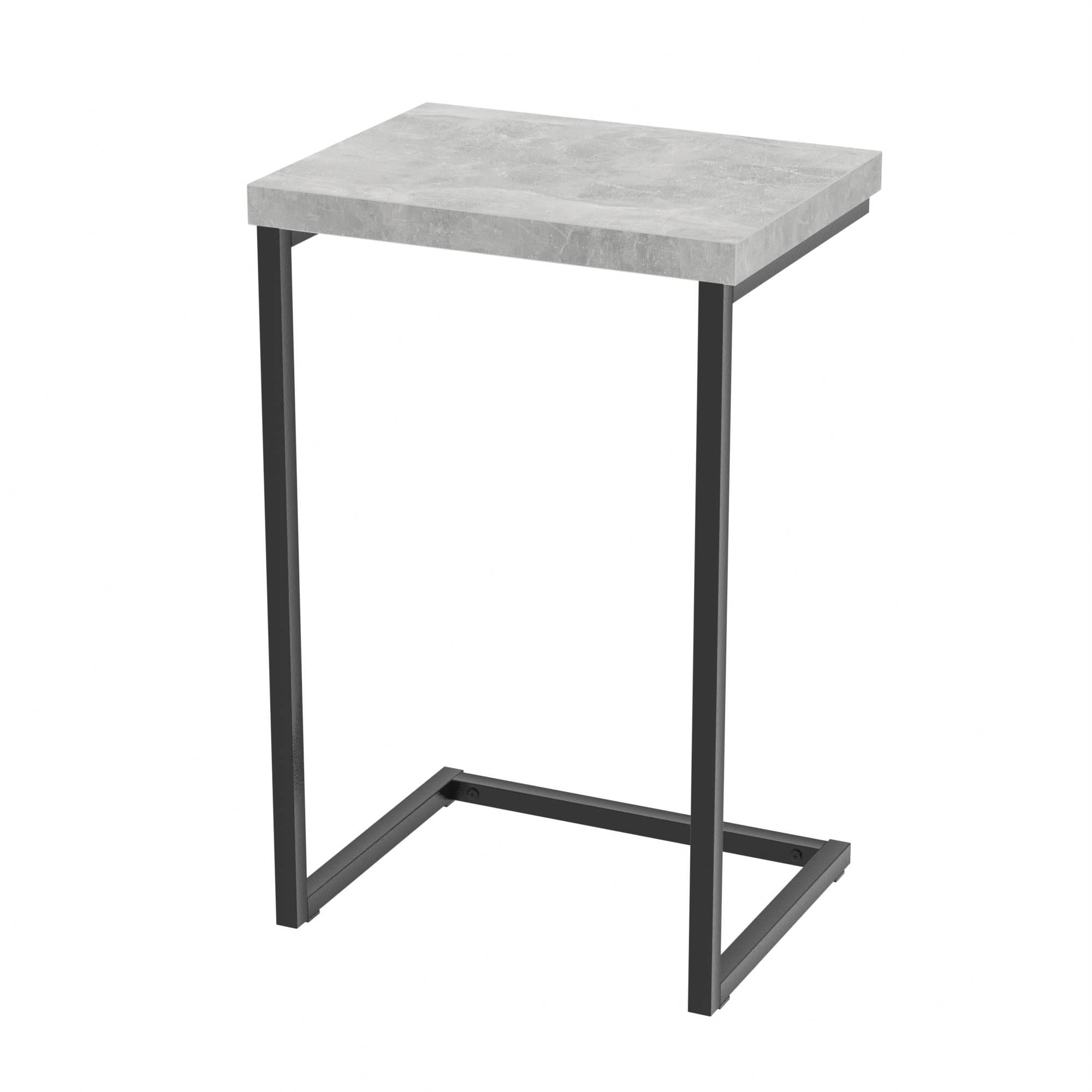 Стіл-консоль приставний  Фіджи Бетон/Чорний (LIQ-987454)