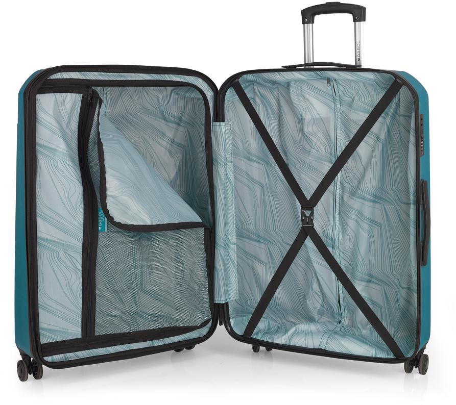 Чемодан Gabol Mercury L Turquoise (122947-018) - фото 4