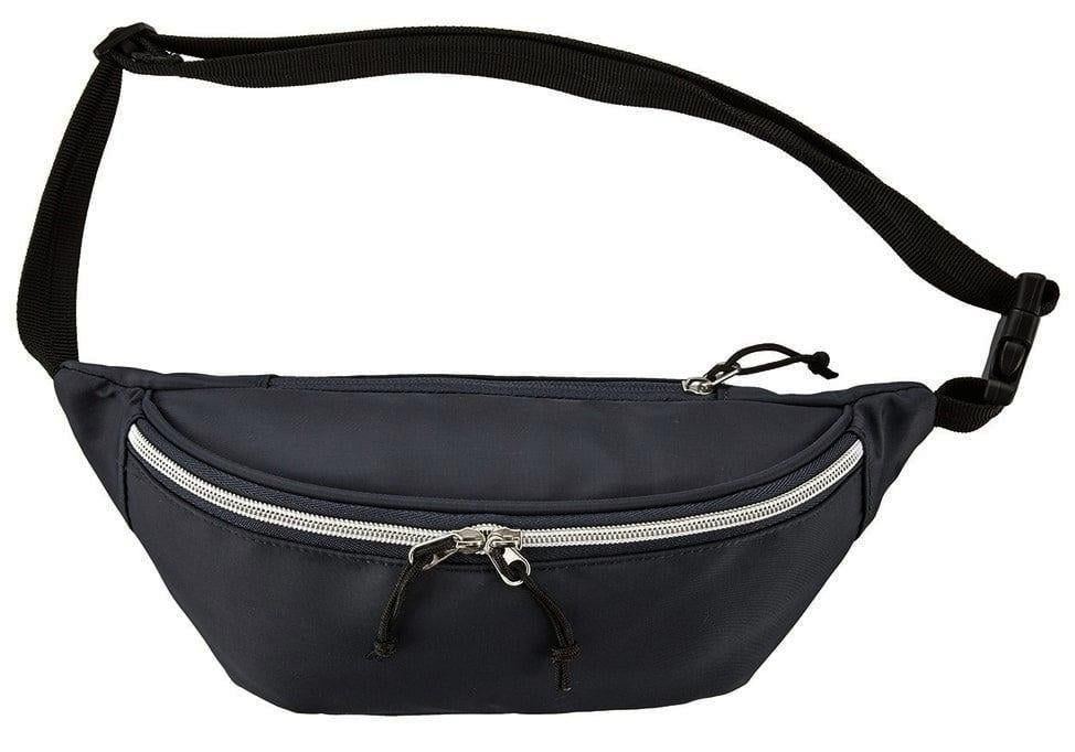 Сумка бананка поясная Live in style набедренная на регулируемом ремне Черный