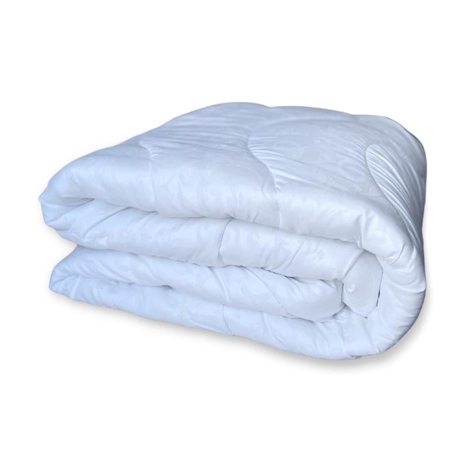 Одеяло двуспальное Домашний Уют Студент 170х205 см зимнее плотность 300 г/м2 микрофибра 9985374 Белый (DR013776)