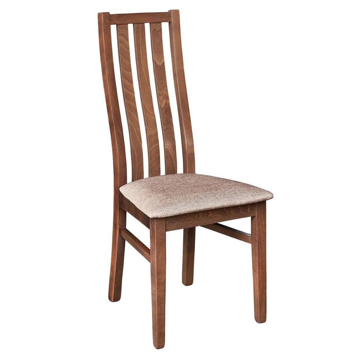 Комплект кухонных стульев Мебель Сервис Андра дерево бук/ткань 1020x450x520 2 шт. Орех/Бежевый