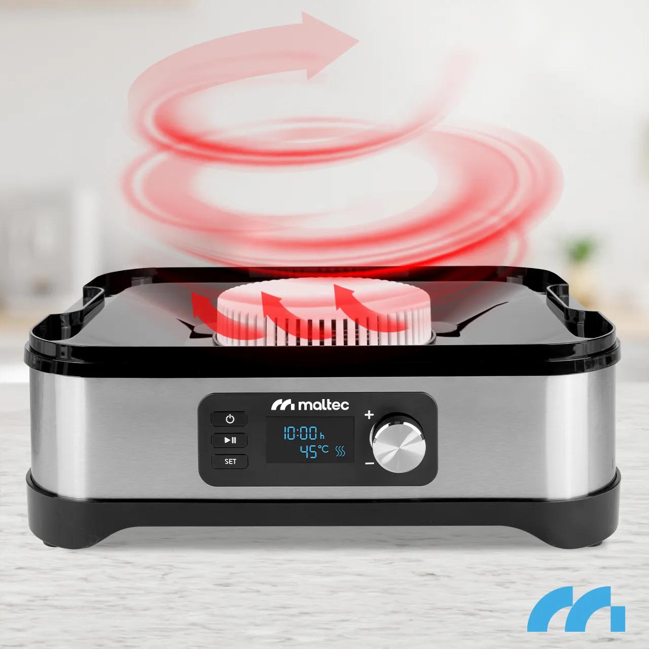 Сушилка электрическая Maltec PerfectDry с регулировкой температуры и таймером 450W 14,4 л (PD450) - фото 7