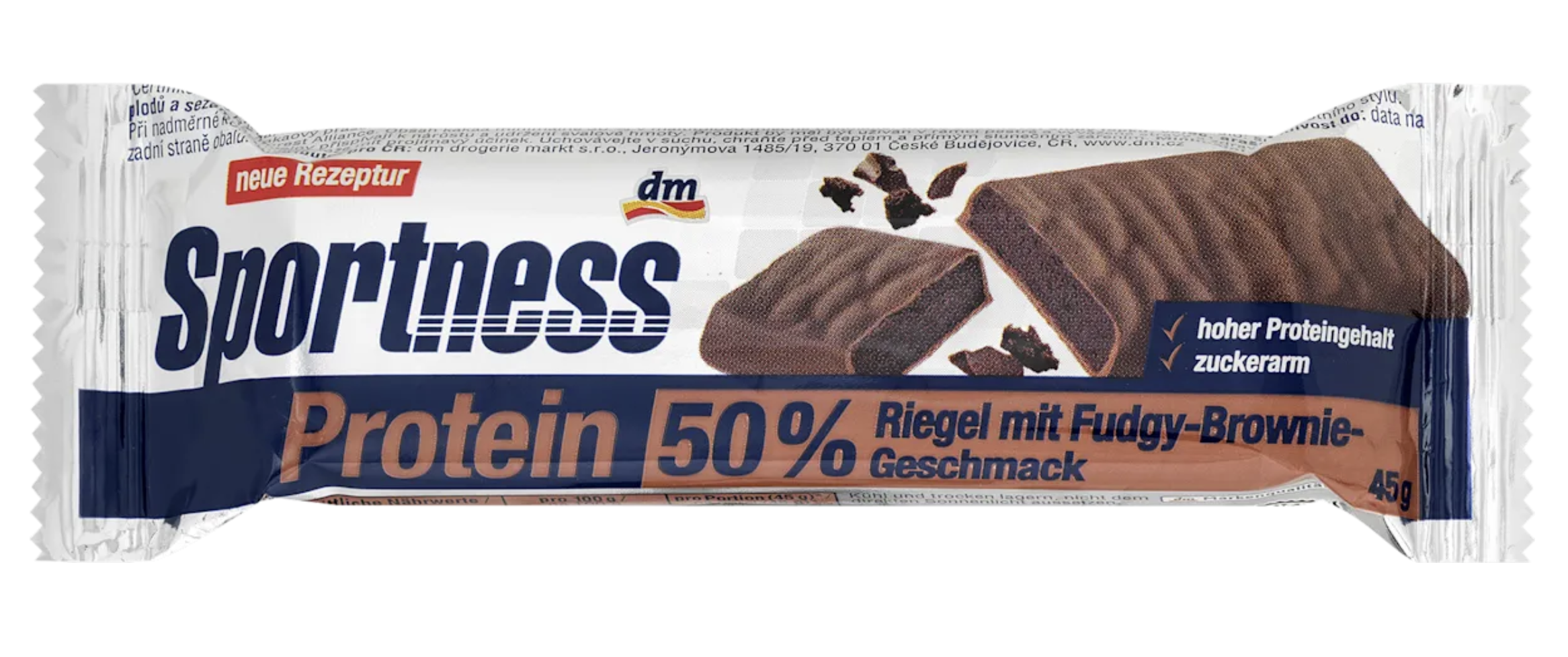 Батончик протеїновий Sportness Fudgy-Brownie 45 г (EPI-29012026-120)