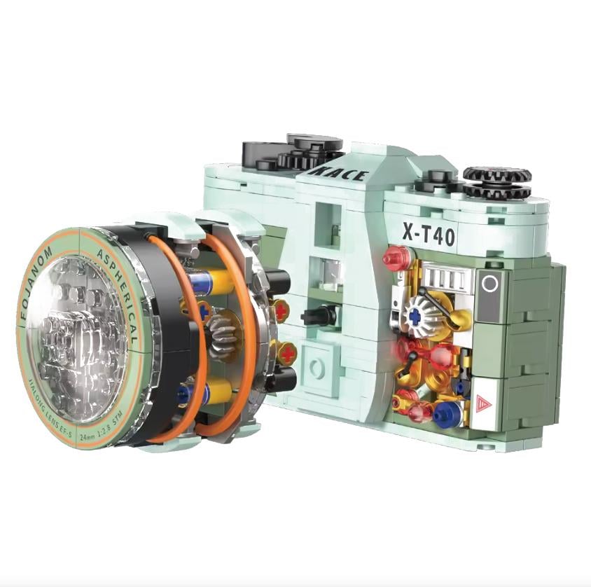 Конструктор дитячий Ретро фотоапарат для дітей та дорослих 455 деталей - фото 2